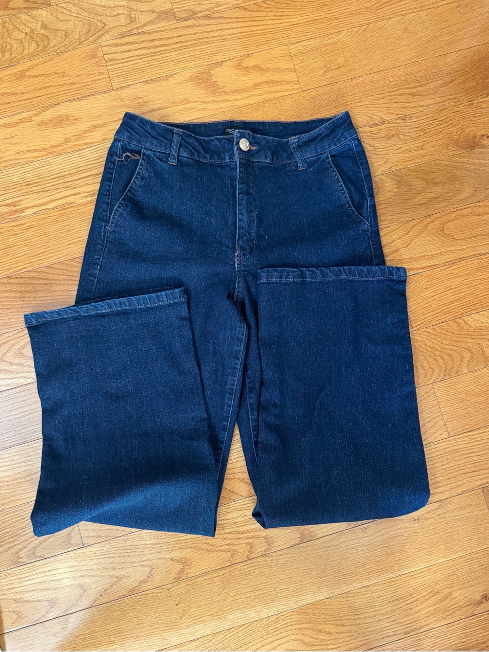 Rachel Zoe Navy Blue Boot-Cut Jeans